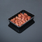 Eco Friendly Disposable MAP Plastic Frozen Fresh Food Black PP Pork Meat Package Packaging Trays